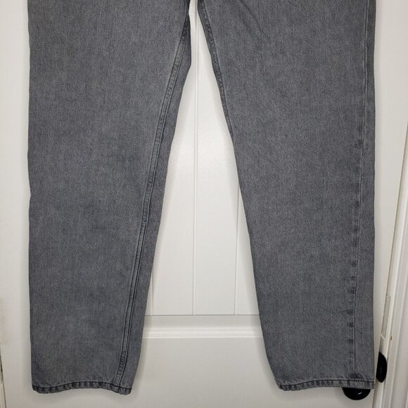 Everlane Relaxed Straight Leg Jean Womens 29 Long Gray Organic Cotton Button Fly - Picture 4 of 11